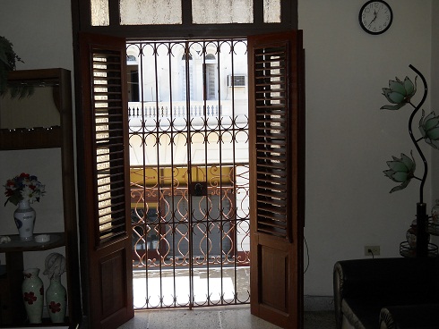 'Living room and balcony' Casas particulares are an alternative to hotels in Cuba.